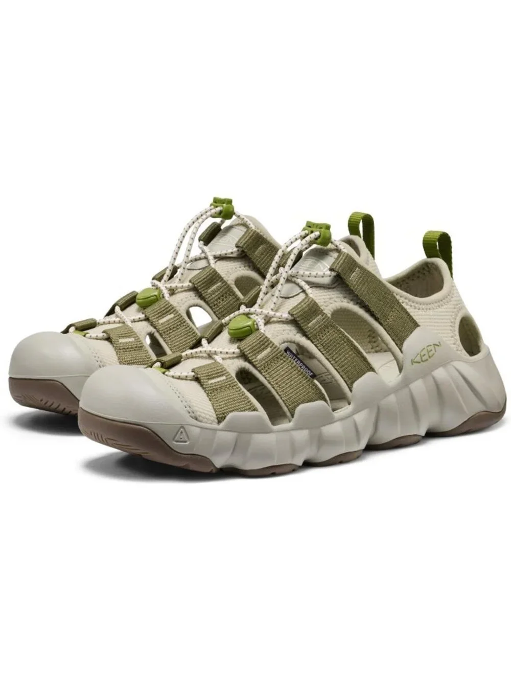 Men's Green Hyper port Closed Toe Breathable Easy On Comfortable Sandal Shoes